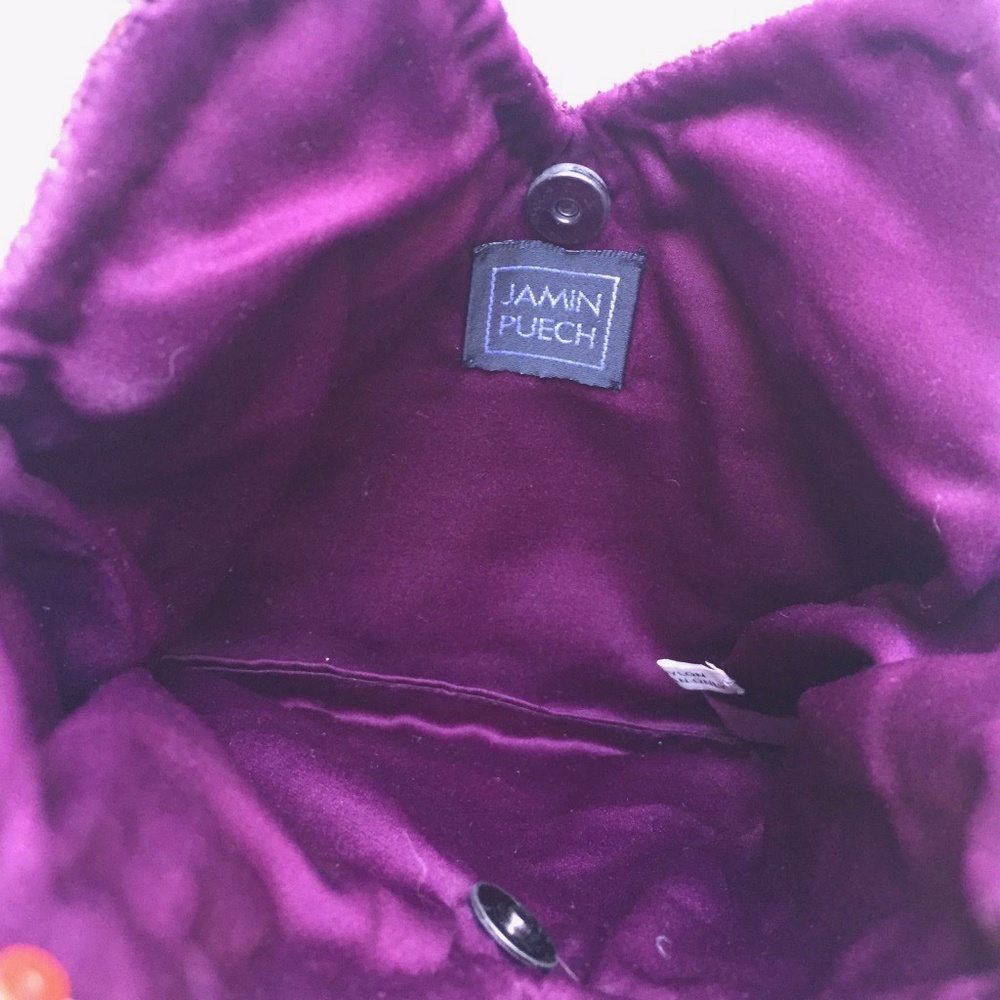 Jamin Puech Beaded & Sequin Bag- Purple & Orange - Picture 10 of 12